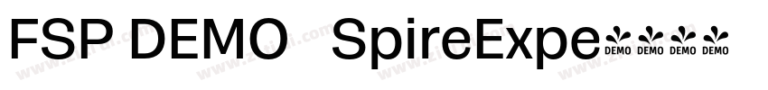 FSP DEMO   SpireExpe字体转换